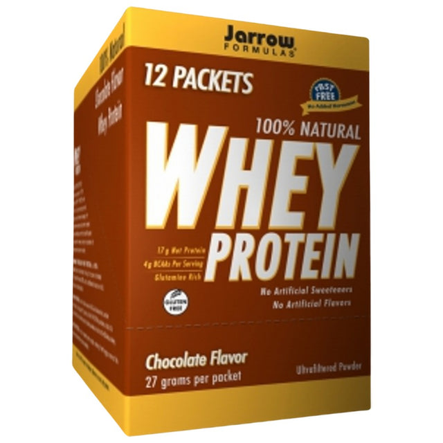 Whey Protein - Chocolate 12 x 27 грама  Jarrow Formulas - Nutra Best Bulgaria