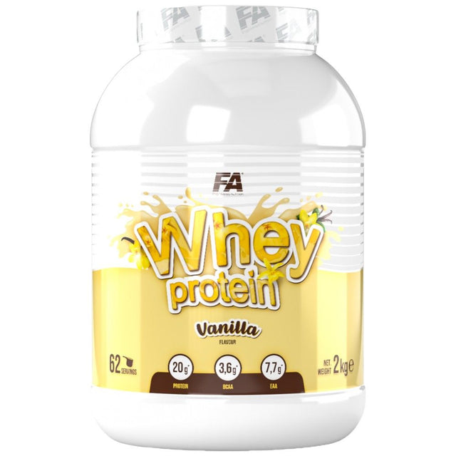 Whey Protein | High-Grade Whey Protein Concentrate - 2000 грама  FA Nutrition - Nutra Best Bulgaria