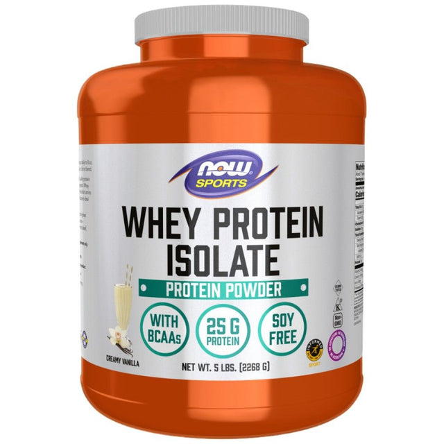 Whey Protein Isolate - 2268 грама  NOW Foods - Nutra Best Bulgaria