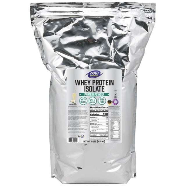 Whey Protein Isolate - 4536 грама  NOW Foods - Nutra Best Bulgaria