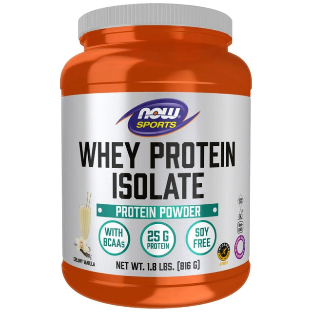 Whey Protein Isolate - 816 грама  NOW Foods - Nutra Best Bulgaria