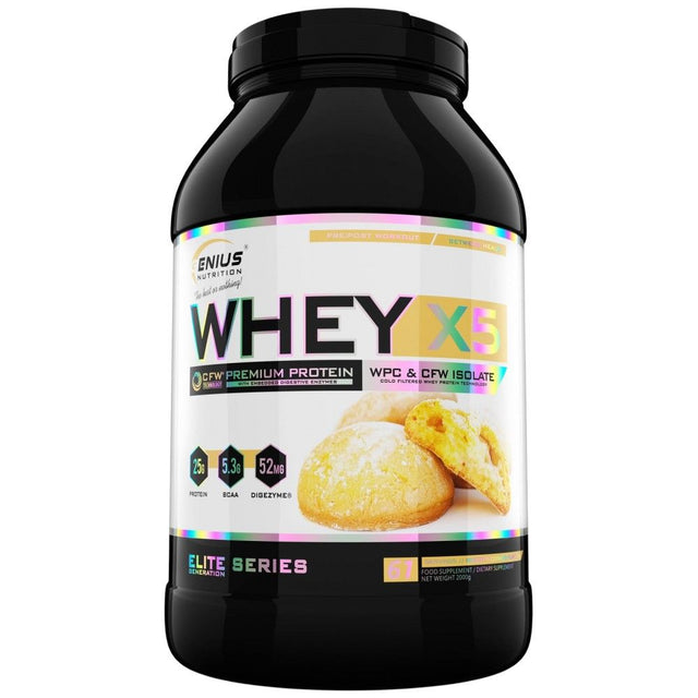 Whey-X5 - 2000 грама  Genius Nutrition - Nutra Best Bulgaria