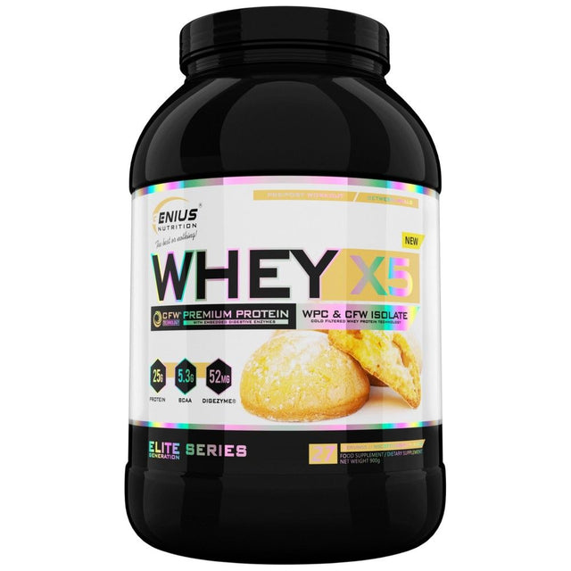 Whey-X5 - 900 грама  Genius Nutrition - Nutra Best Bulgaria
