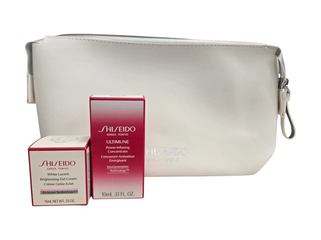 White Lucent Set Shiseido: White Lucent, Brightening, Day, Cream, For Face, 15 ml + White Lucent, Illuminating, Serum, For Face, 10 ml  Shiseido - Nutra Best Bulgaria