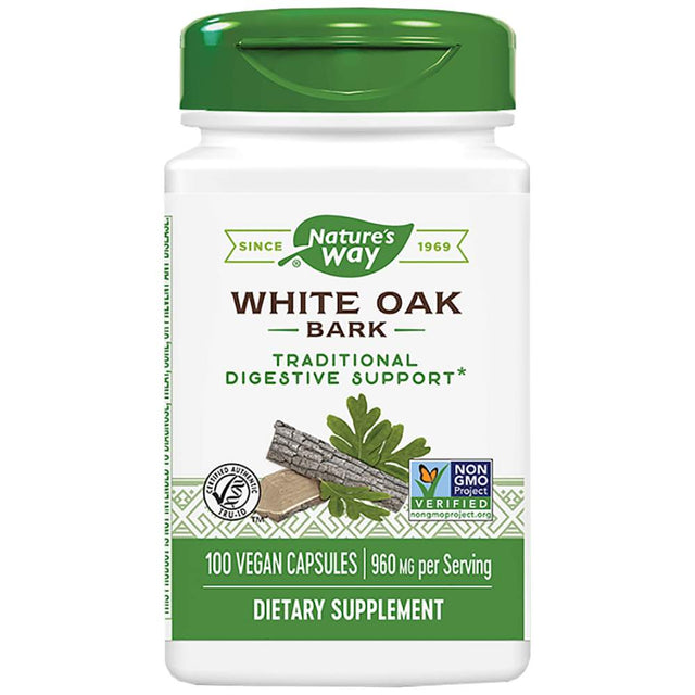 White Oak 480 mg - 100 капсули  Nature’s Way - Nutra Best Bulgaria