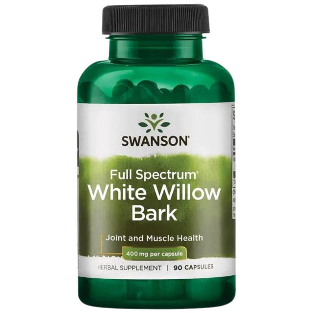 White Willow Bark 400 mg 90 капсули  Swanson - Nutra Best Bulgaria