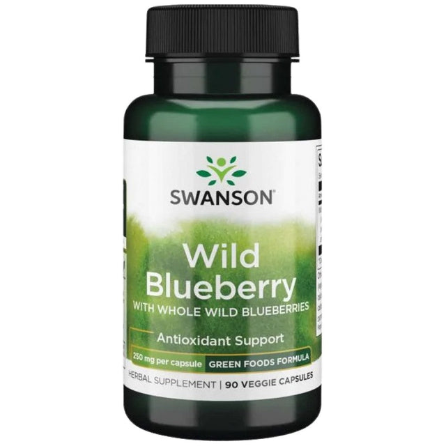 Wild Blueberry 250 mg 90 капсули  Swanson - Nutra Best Bulgaria