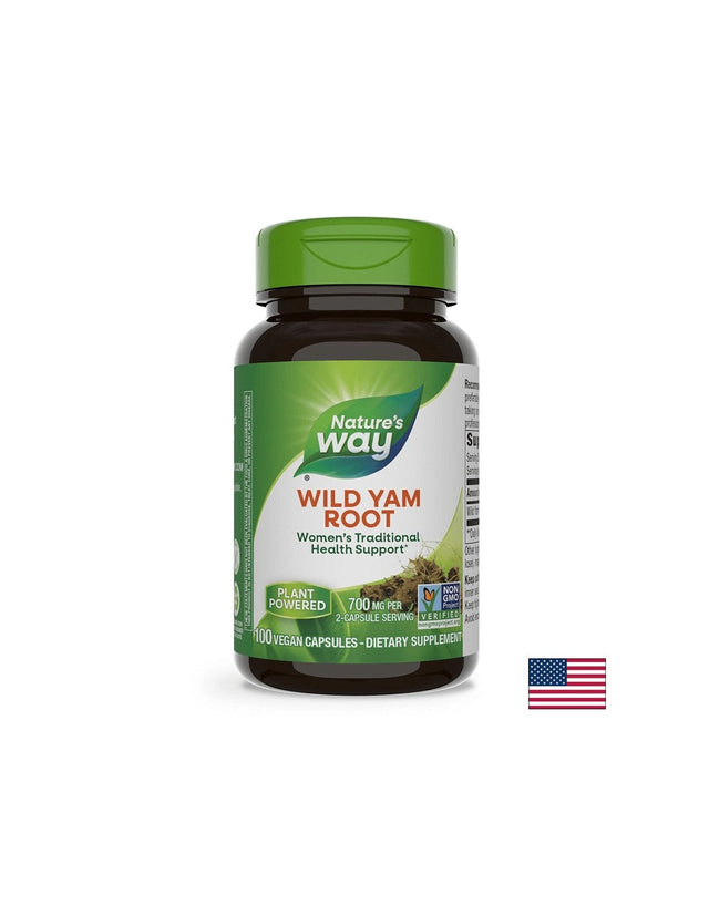 Wild Yam Root 425 mg - 100 капсули  Nature’s Way - Nutra Best Bulgaria