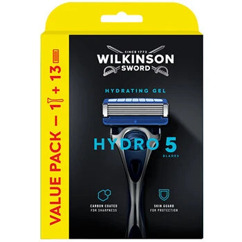 Wilkinson Sword - Hydro 5 Skin Protection - razor + 13 replacement heads - Feel You