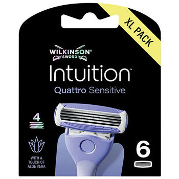 Wilkinson Sword - Intuition Quattro Sensitive - replacement heads -  Wilkinson Sword - Nutra Best Bulgaria