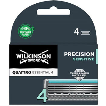 Wilkinson Sword - Quattro Titanium Sensitive (4 pcs) - Spare heads  Wilkinson Sword - Nutra Best Bulgaria