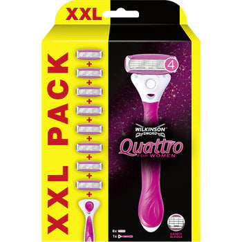 Wilkinson Sword - Quattro for Women - razor + 8 replacement heads  Wilkinson Sword - Nutra Best Bulgaria