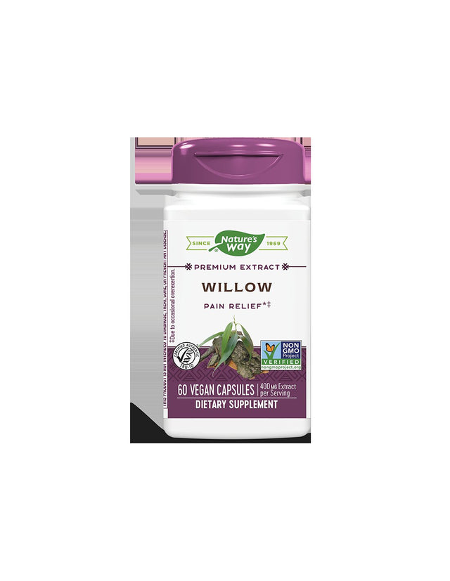 Willow/ Бяла върба 400 mg х 60 капсули Nature’s Way  Nature’s Way - Nutra Best Bulgaria