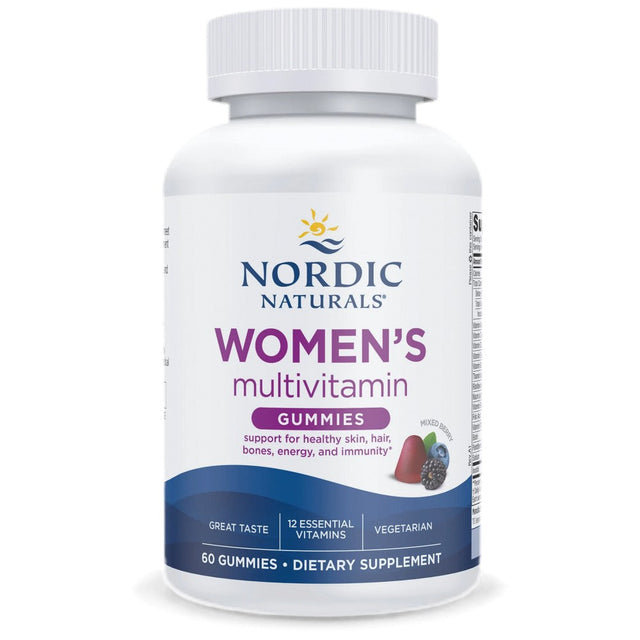 Women's Multivitamin Gummies - 60 желирани бонбони  Nordic Naturals - Nutra Best Bulgaria