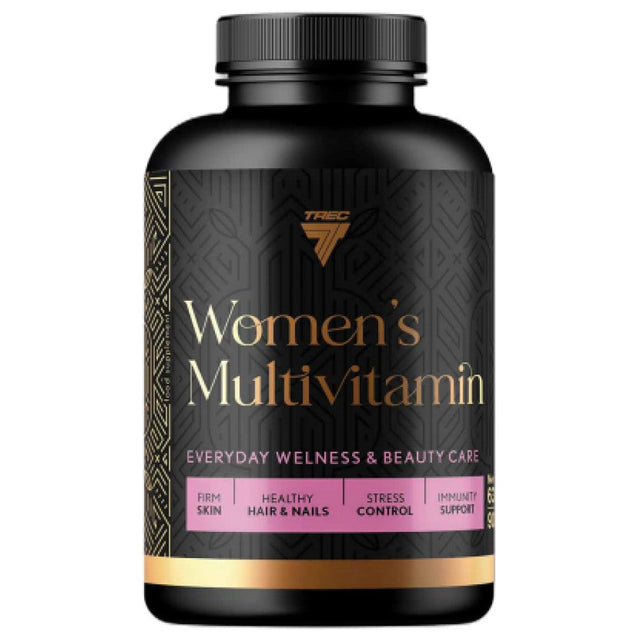 Women's Multivitamin | with Fish Collagen Peptides, Hyaluronic Acid, CoQ10, L-Carnitine, CLA & Green Tea - 90 капсули  Trec Nutrition - Nutra Best Bulgaria