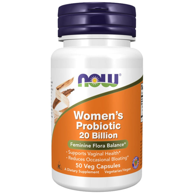 Women's Probiotic 20 Billion - 50 капсули  NOW Foods - Nutra Best Bulgaria