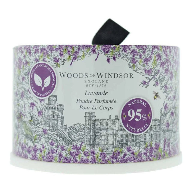 Woods Of Windsor, Lavender, Powder Cream, 100 g  Woods Of Windsor - Nutra Best Bulgaria