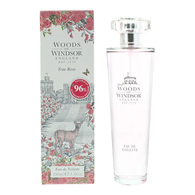 Woods Of Windsor, True Rose, Eau De Toilette, For Women, 100 ml  Woods Of Windsor - Nutra Best Bulgaria
