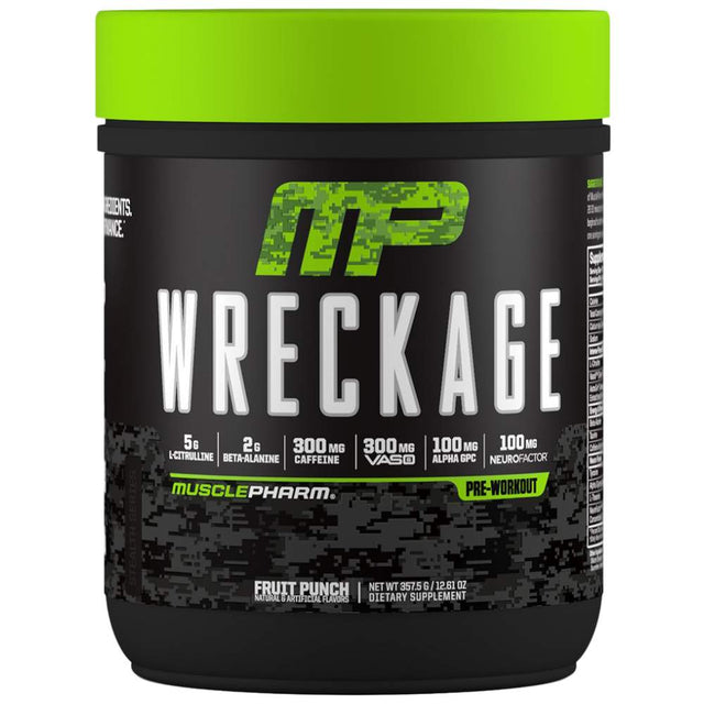 Wreckage Pre-Workout 362 грама  Muscle Pharm - Nutra Best Bulgaria