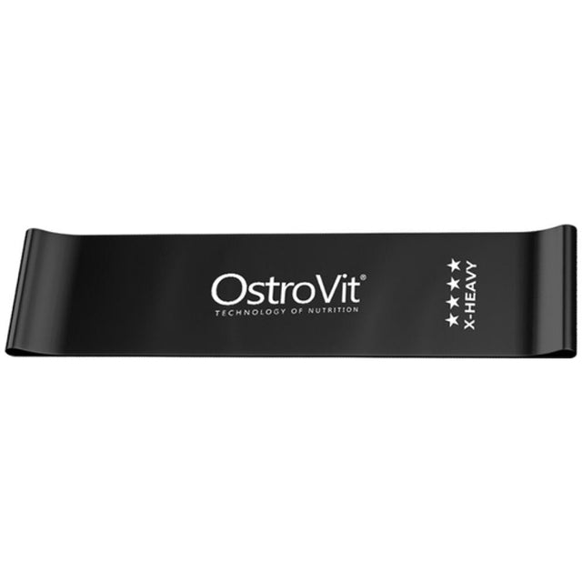 Непрекъснат тренировъчен ластик X-Heavy / Черен  OstroVit - Nutra Best Bulgaria