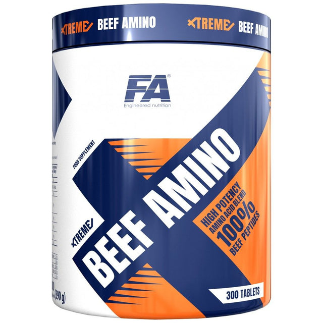 Xtreme Beef Amino - 300 Таблетки  FA Nutrition - Nutra Best Bulgaria