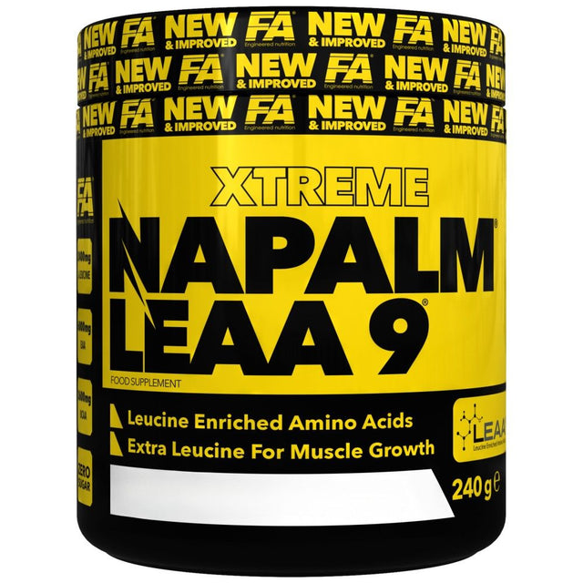 Xtreme Napalm LEAA 9 | Leucine Enriched Essential Amino Acids - 240 грама  FA Nutrition - Nutra Best Bulgaria