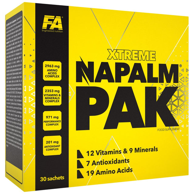 Xtreme Napalm Pak | Complete Vitamins, Minerals and Antioxidant Formula - 30 Пакета  FA Nutrition - Nutra Best Bulgaria