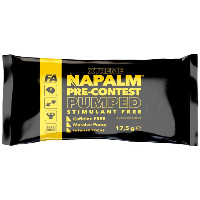 Xtreme Napalm Pre-Contest / Pumped - Stimulant Free - 17.5 грама  FA Nutrition - Nutra Best Bulgaria