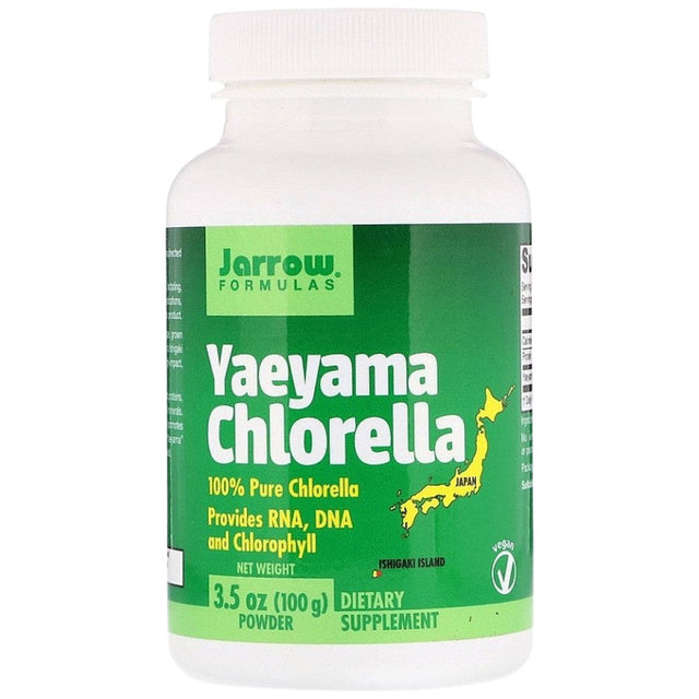 Yaeyama Chlorella Powder 100 грама  Jarrow Formulas - Nutra Best Bulgaria