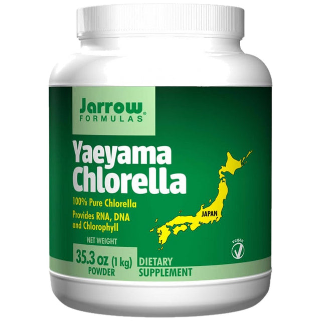 Yaeyama Chlorella Powder 1000 грама  Jarrow Formulas - Nutra Best Bulgaria