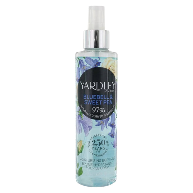 Yardley, Bluebell and Sweetpea, Scented Spray, For Women, 200 ml  Yardley - Nutra Best Bulgaria