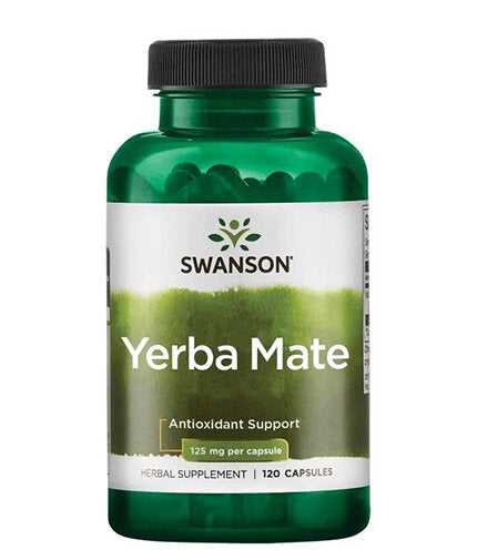 Yerba Mate (4:1) 125 mg - 120 капсули  Swanson - Nutra Best Bulgaria