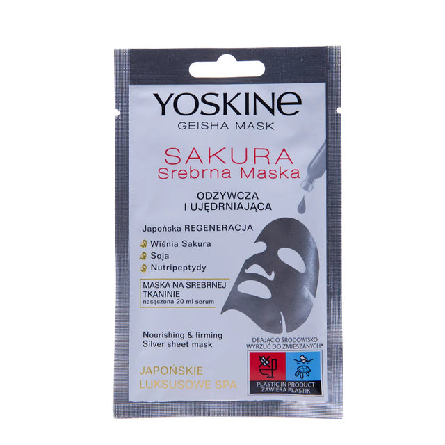 Yoskine, Geisha Sakura, Firming, Sheet Mask, Face, 20 ml  Yoskine - Nutra Best Bulgaria