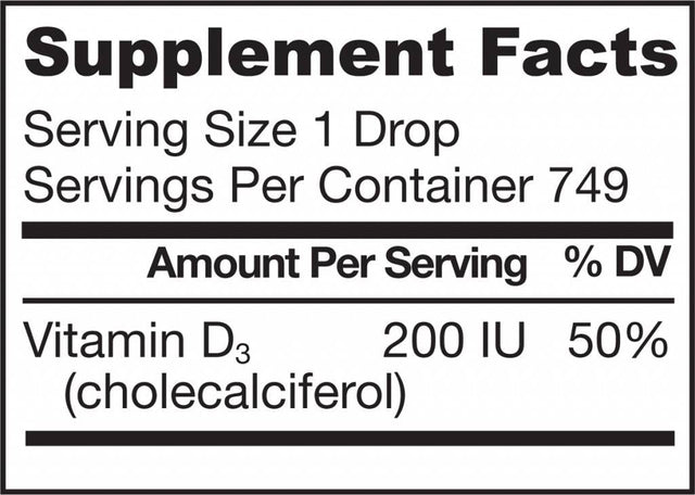 Yum-Yum D3 Liquid 200 IU 27 мл  Jarrow Formulas - Nutra Best Bulgaria