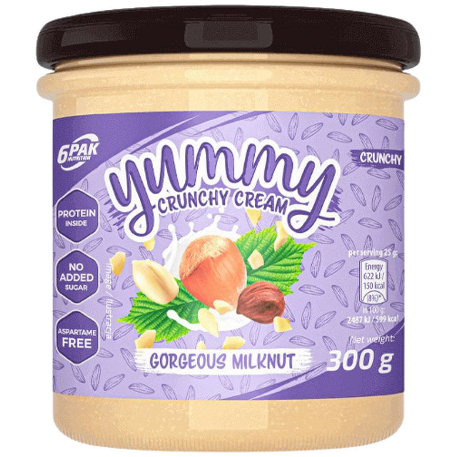 Yummy Cream Gorgeous Milknut [300 грама, 12 Дози]  6PAK Nutrition - Nutra Best Bulgaria