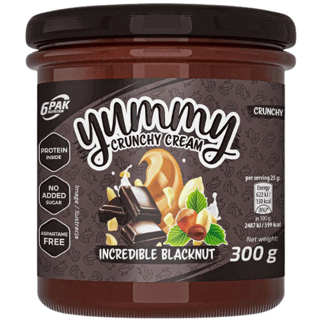 Yummy Cream Incredible Blacknut [300 грама, 12 Дози]  6PAK Nutrition - Nutra Best Bulgaria