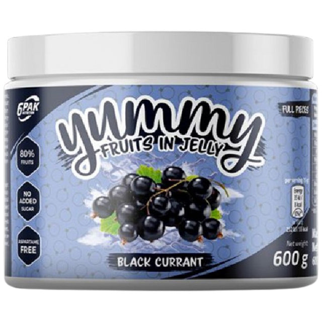 Yummy Fruits In Jelly Blackcurrant [600 грама, 40 Дози]  6PAK Nutrition - Nutra Best Bulgaria