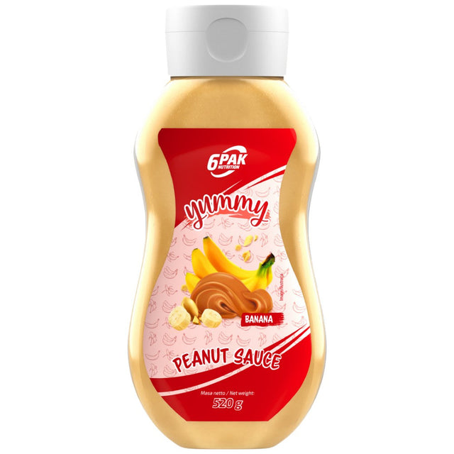 Yummy Peanut Sauce - Banana [520 мл]  6PAK Nutrition - Nutra Best Bulgaria