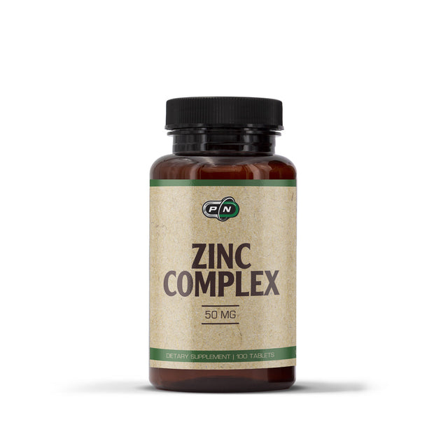 ZINC COMPLEX 50 mg - 100 Tablets  Pure Nutrition - Nutra Best Bulgaria