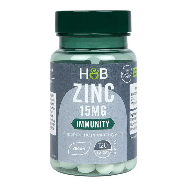 Цинк (ZInc) 15мг 120 веган таблетки HOLLAND & BARRETT - Nutra Best