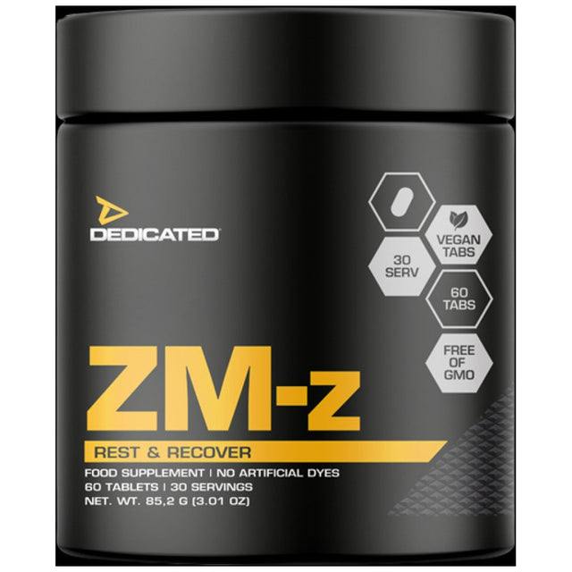 ZM-z | with Aquamin & Zinc Bisglycinate - 60 Таблетки  Dedicated Nutrition - Nutra Best Bulgaria
