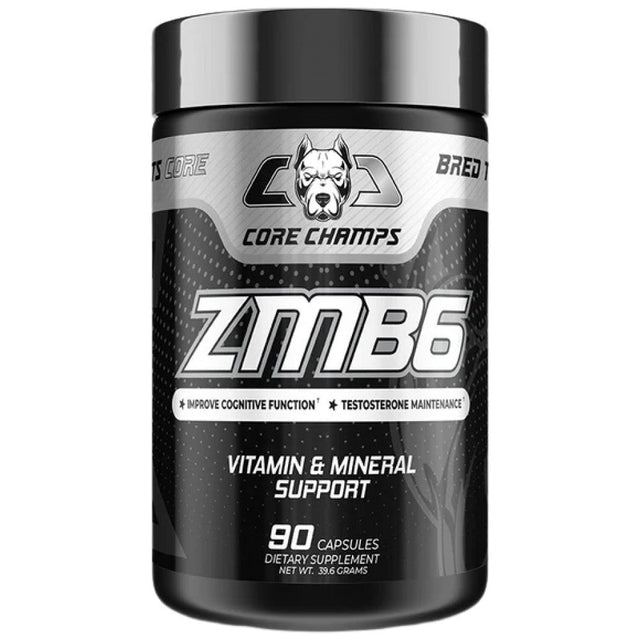 ZMB6 | Zinc, Magnesium & B6 - 90 капсули  Core Champs by Kai Greene - Nutra Best Bulgaria