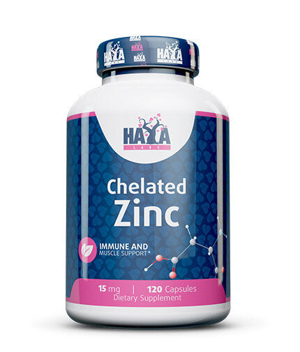 Zinc 15mg. / 120 caps.  Haya Labs - Nutra Best Bulgaria