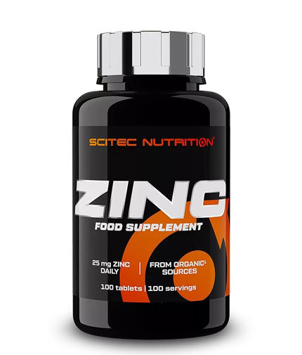 Zinc 25 mg. / 100 Tabs.  SCITEC - Nutra Best Bulgaria