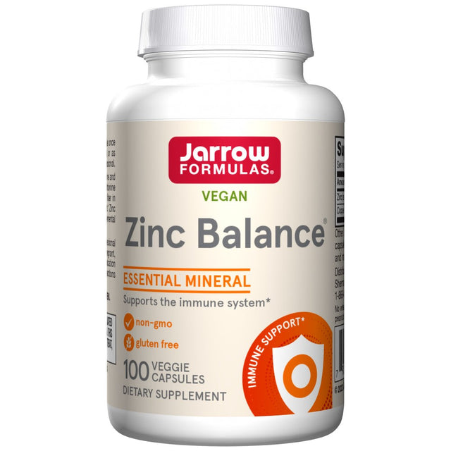 Zinc Balance / L-Opti Zinc 15 mg - 100 капсули  Jarrow Formulas - Nutra Best Bulgaria