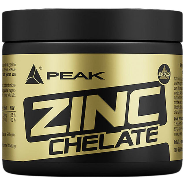 Zinc Chelate - 180 Таблетки  PEAK - Nutra Best Bulgaria