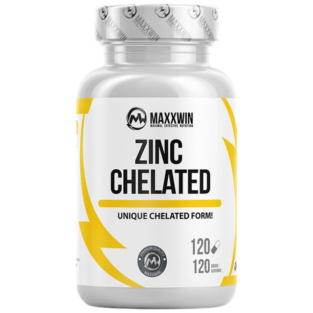 Zinc Chelated 10 mg - 120 капсули  MAXXWIN - Nutra Best Bulgaria