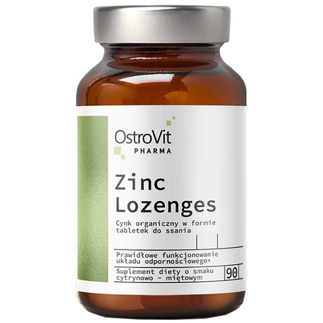 Zinc Gluconate Lozenges + Vitamin C 90 Подезични таблетки  OstroVit - Nutra Best Bulgaria
