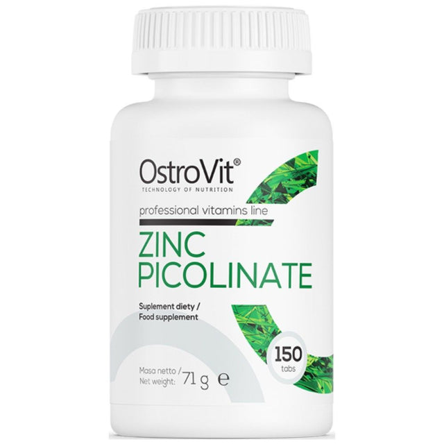 Zinc Picolinate 15 mg - 150 Таблетки  OstroVit - Nutra Best Bulgaria