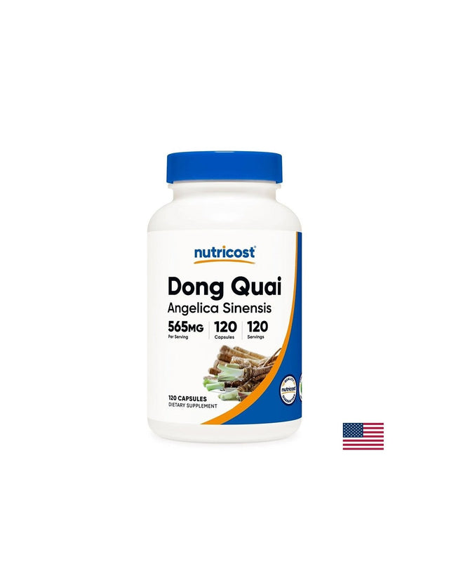 Хормонален баланс - Китайска  aнгелика, 565 mg х 120 капсули  Nutricost - Nutra Best Bulgaria